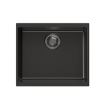 Aqu Matte Black Granite Quartz Stone Kitchen Sink Single Bowl Aqu Matte Black Granite Quartz Stone Kitchen Sink Single Bowl